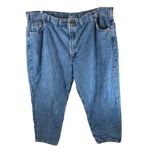 Carhartt Mens B17 STW Denim Tapered Leg Jeans Relaxed Fit 50x30 Actual 47x30